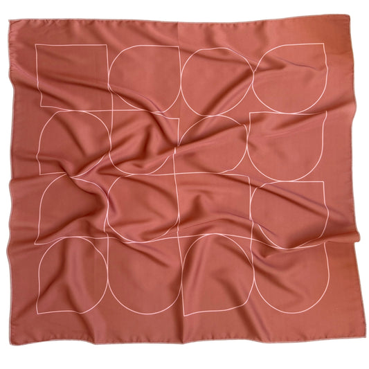 პასტელური კოლექციის აბრეშუმის შარფი