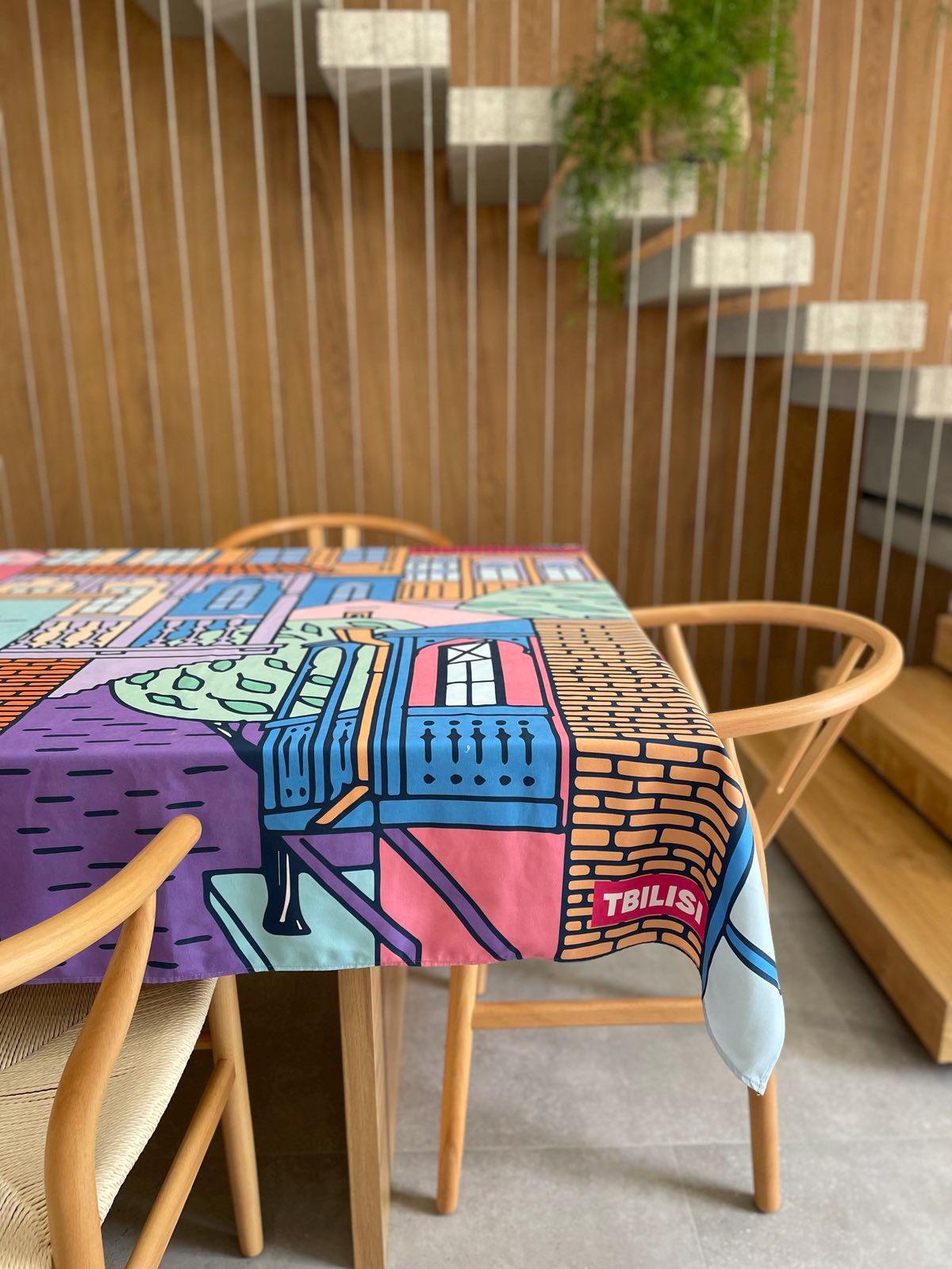 Tbilisi Souvenirs Tablecloth