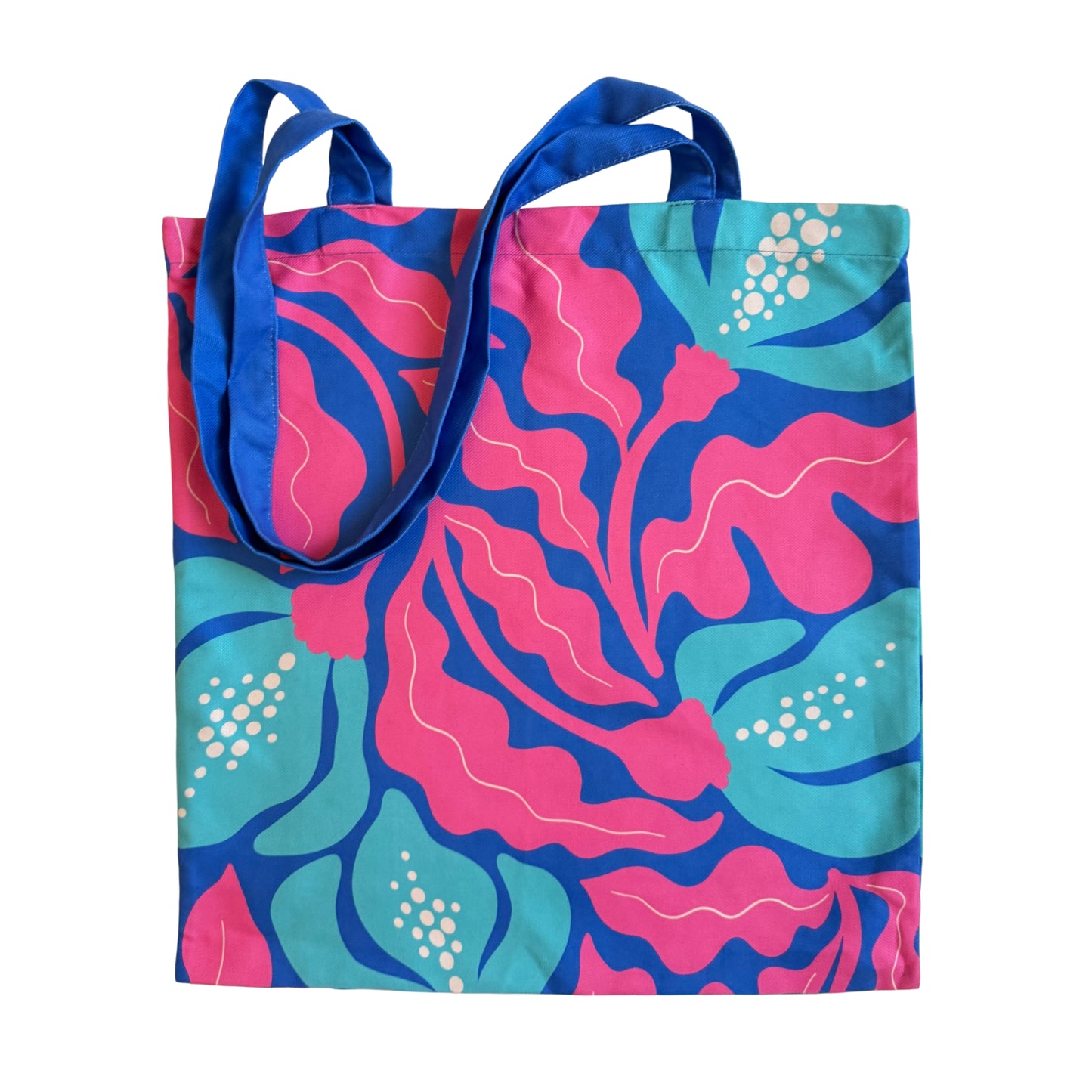 Tote bag from the spring collection - Women, floral design bag, gift for women, colorful bag