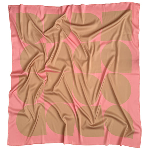 Pastel Mood collection silk scarf