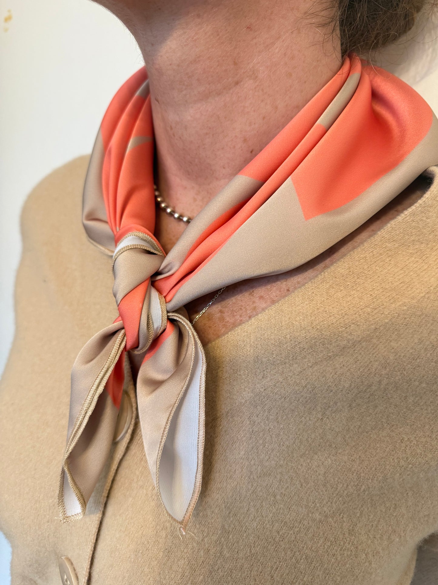 Pastel Mood collection silk scarf