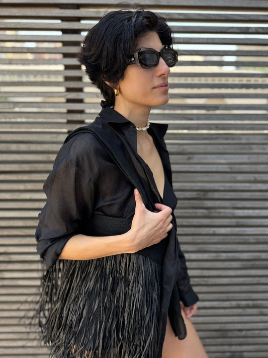 Fringe Beach Bag