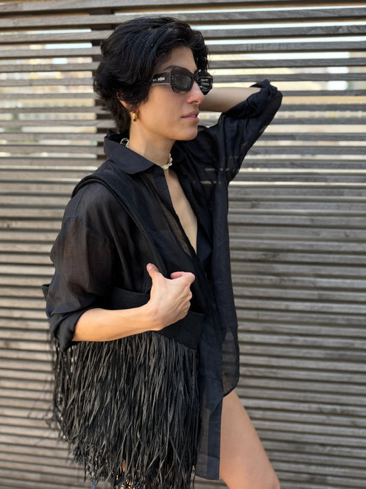 Fringe Beach Bag