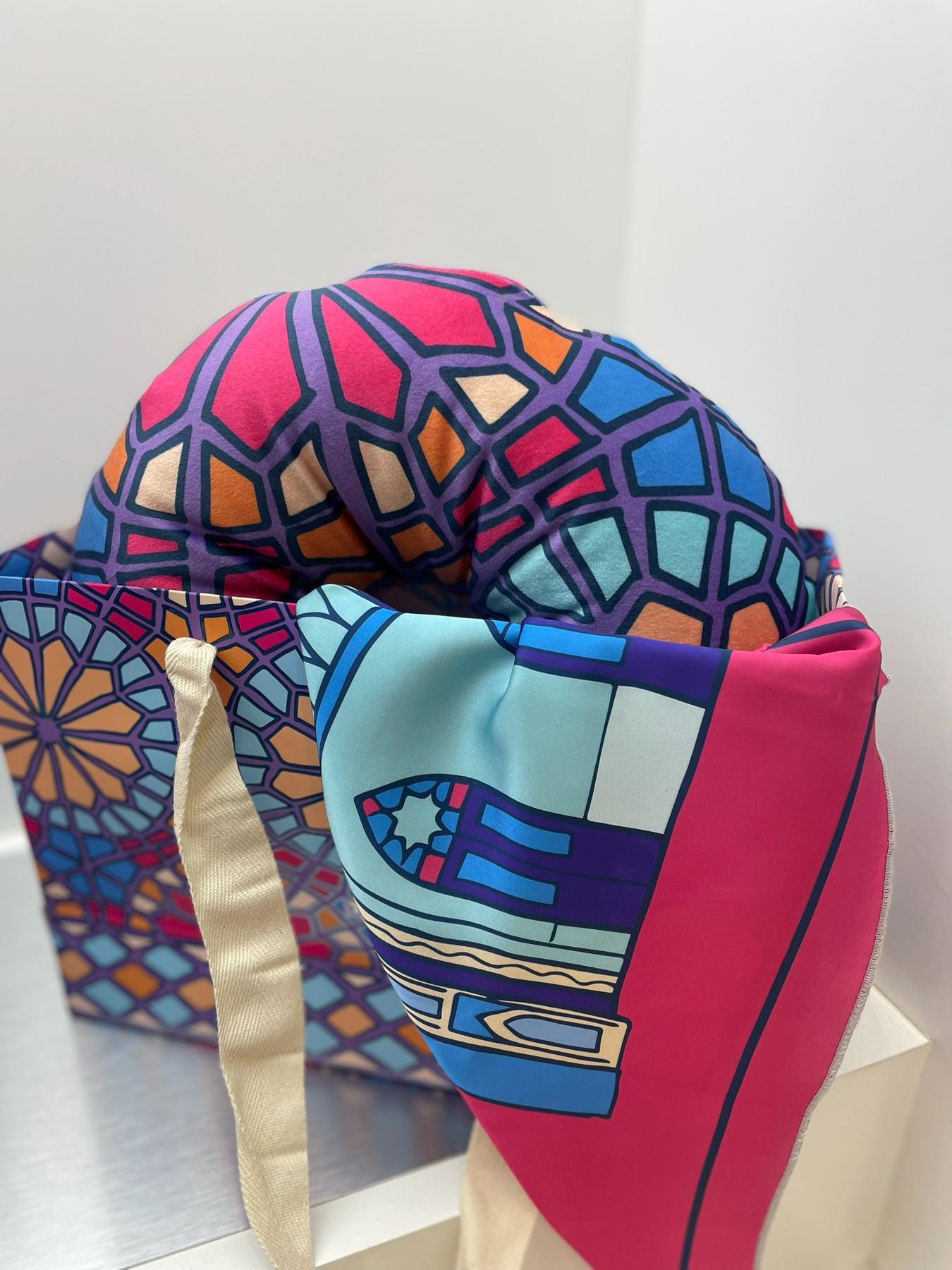 Tbilisi Souvenirs Silk Scarf