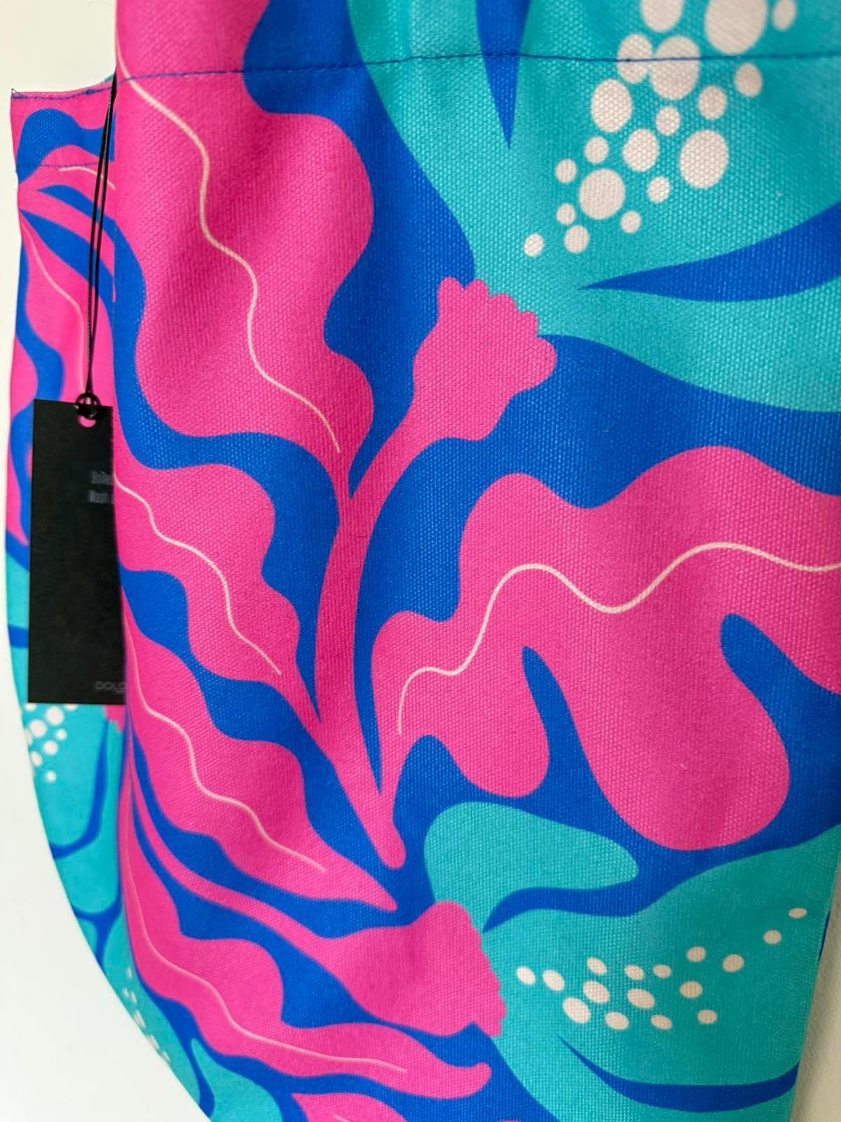 Tote bag from the spring collection - Women, floral design bag, gift for women, colorful bag