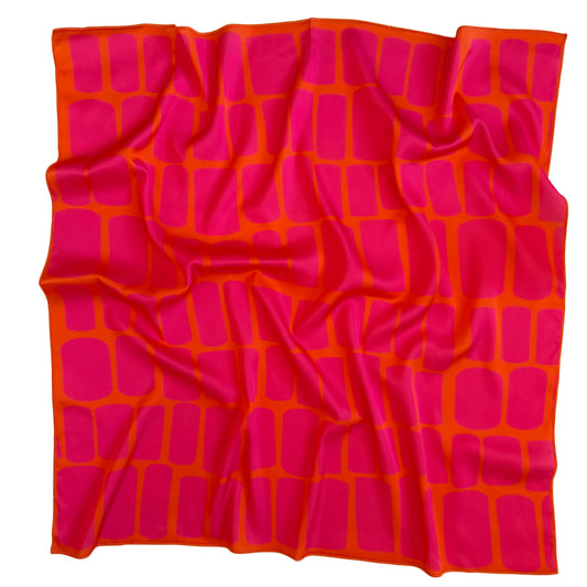 საზაფხულო კოლექციის აბრეშუმის შარფი