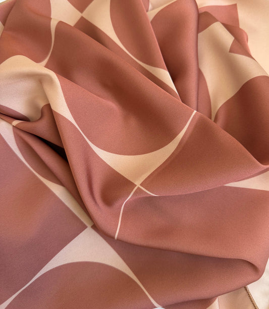 პასტელური კოლექციის აბრეშუმის შარფი