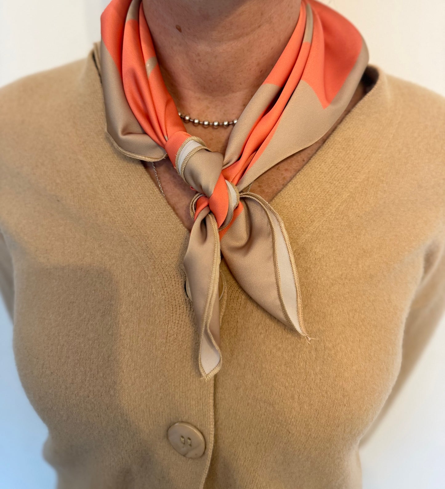 Pastel Mood collection silk scarf