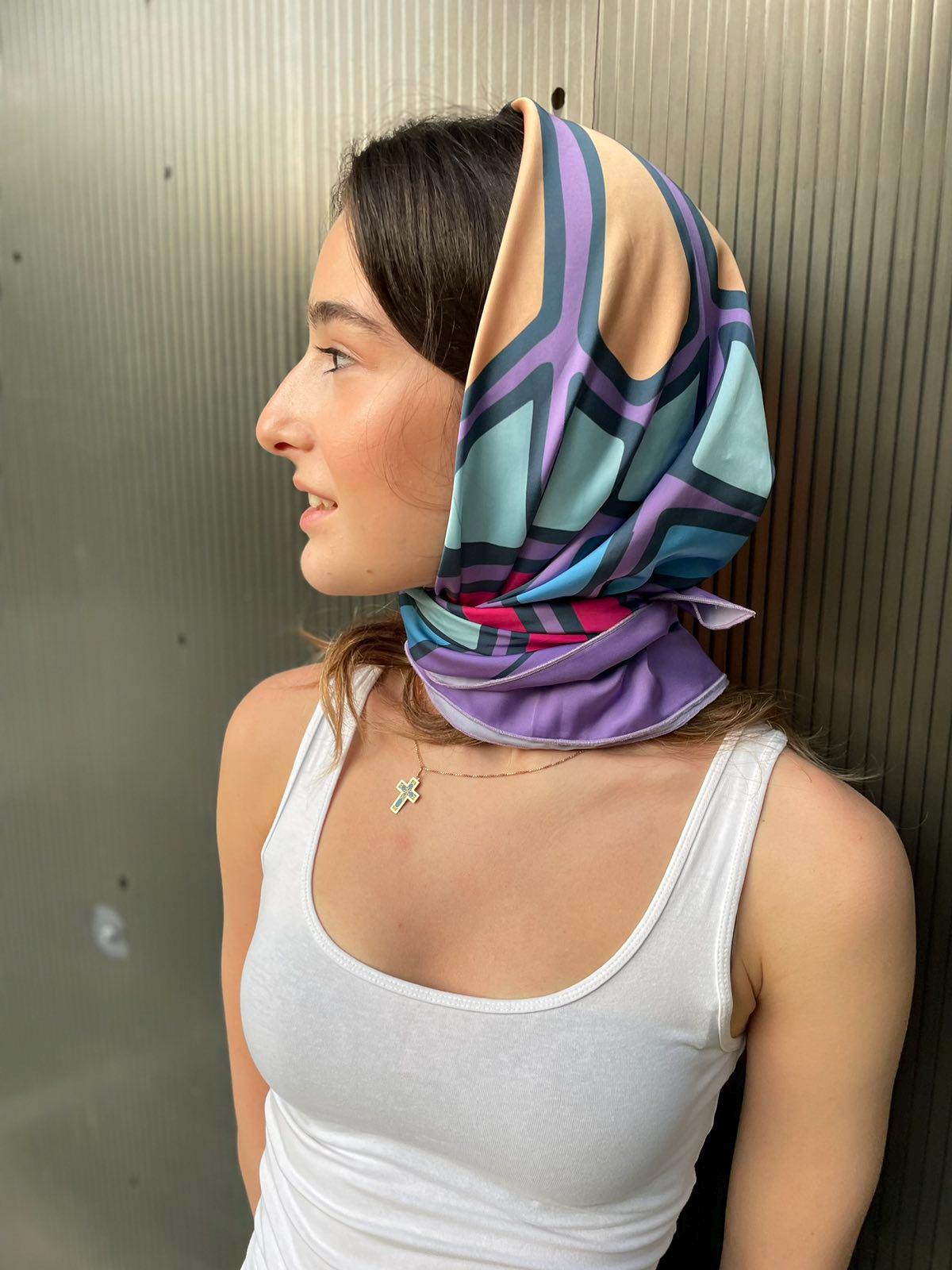 Tbilisi Souvenirs Silk Scarf